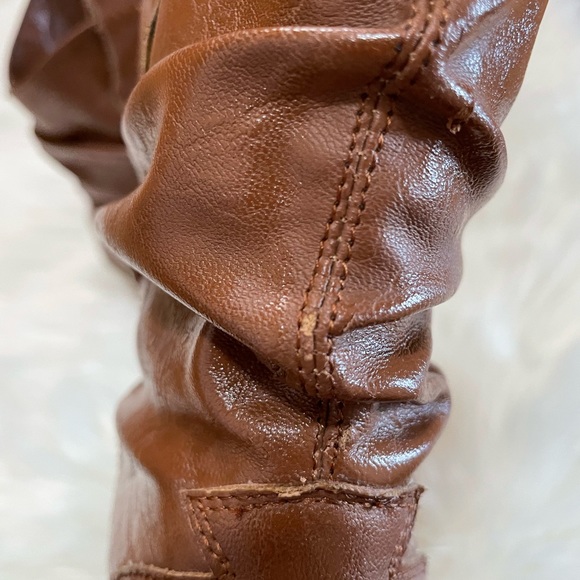 Wet Seal Women Western Style Mid-Calf Boot In Brown Size 7 - Picture 10 of 12